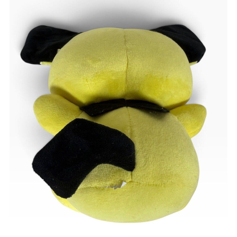 Nintendo Pokemon Sitting Pichu Plush – Yellow & Black Stuffed Mouse Toy Cut Tags - Picture 2 of 8